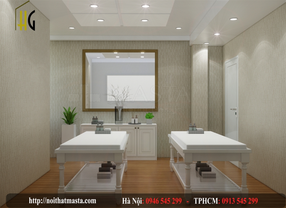 Thiết kế nội thất Spa - Chị Quyên